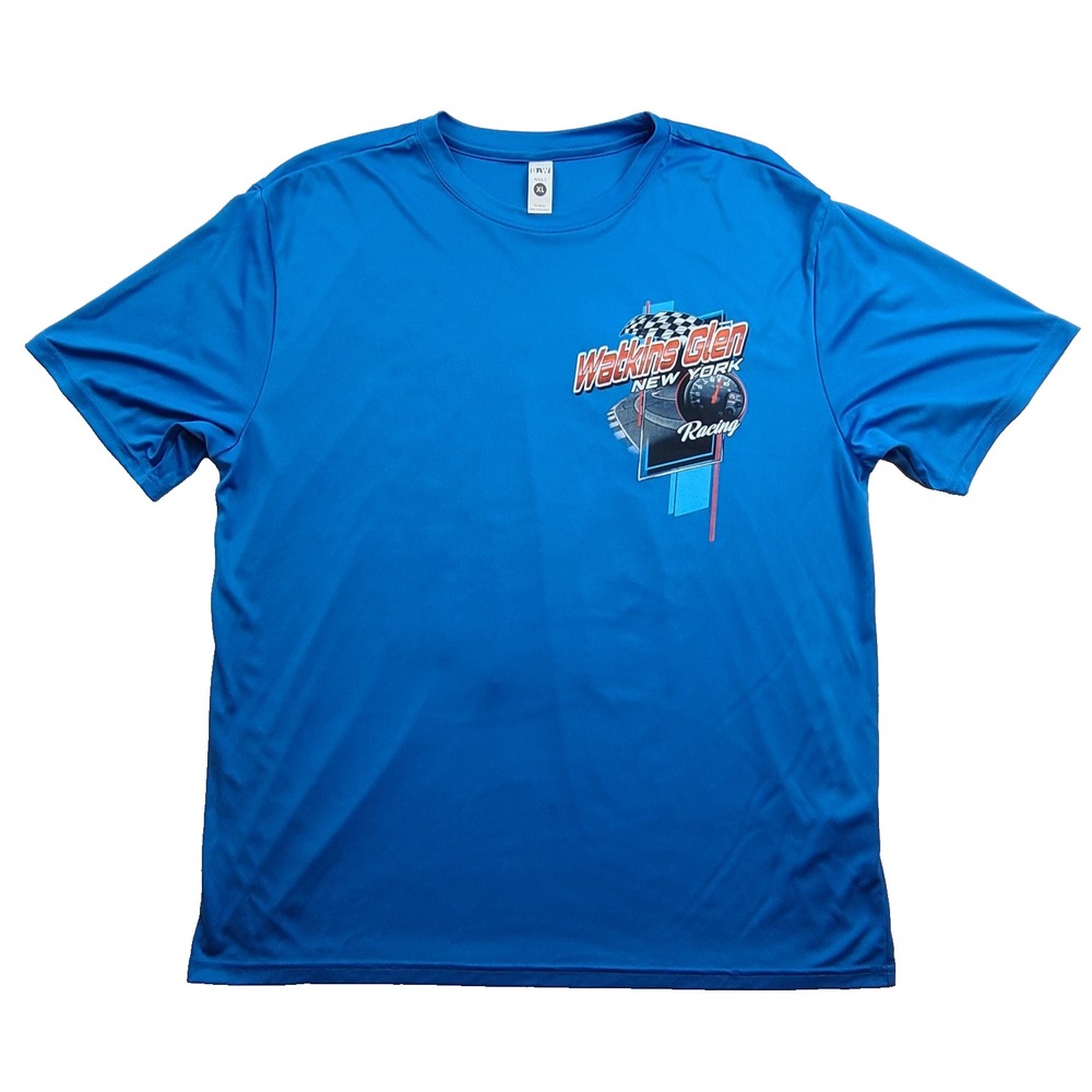 Watkins Glen New York 2019 Racing Shirt Mens XL Blue NASCAR Graphic Tee BAW